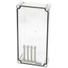 Fibox Cover, PC Transparent 3720557 univerzální pouzdro 380 x 190 x 80 polykarbonát šedobílá (RAL 7035) 1 ks