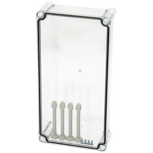 Fibox Cover, PC Transparent 3720557 univerzální pouzdro 380 x 190 x 80 polykarbonát šedobílá (RAL 7035) 1 ks