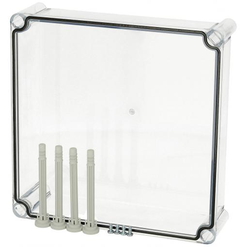 Fibox Cover, PC Transparent 3720558 univerzální pouzdro 280 x 280 x 80 polykarbonát šedobílá (RAL 7035) 1 ks