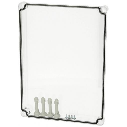 Fibox Cover, PC Transparent 3720143 univerzální pouzdro 380 x 280 x 30 polykarbonát šedobílá (RAL 7035) 1 ks