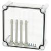 Fibox Cover, PC Transparent 3720555 univerzální pouzdro 190 x 190 x 80 polykarbonát šedobílá (RAL 7035) 1 ks