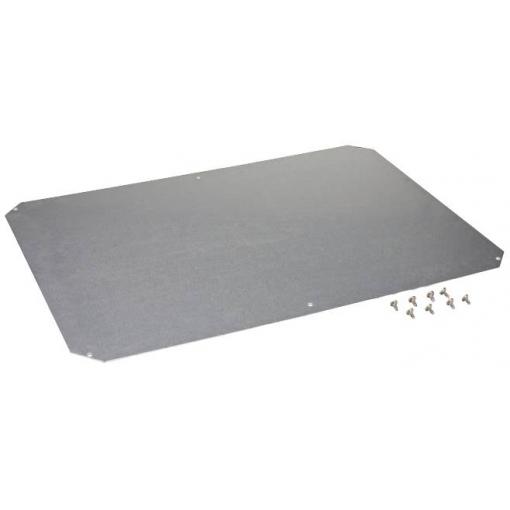 Fibox Mounting plate (630x430x2 mm) Galvanized steel, for size 700x500x300 Mounting plate ocel pozinkovaná (d x š) 630 mm x 430 mm 1 ks