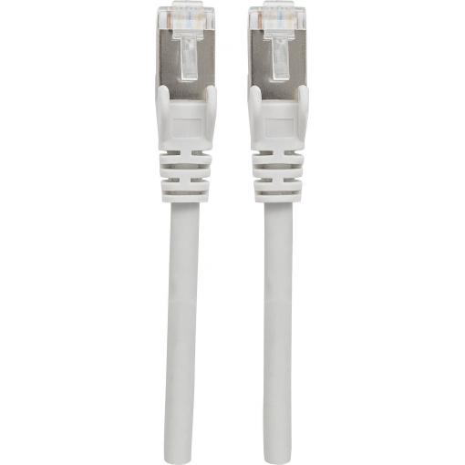 Intellinet 740739 RJ45 síťové kabely, propojovací kabely CAT 6A S/FTP 1.50 m šedá fóliové stínění, stínění pletivem, stíněný, bez halogenů 1 ks