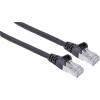 Intellinet 740937 RJ45 síťové kabely, propojovací kabely CAT 6A S/FTP 5.00 m černá fóliové stínění, stínění pletivem, stíněný, bez halogenů 1 ks