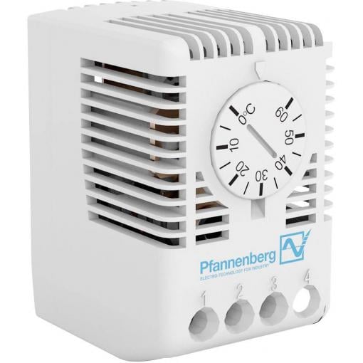 Pfannenberg skříňový rozvaděč-termostat FLZ 510 THERM. 1K 0°..+60°C 250 V/AC 1 přepínací kontakt (d x š x v) 47.5 x 37 x 59.5 mm 1 ks