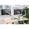 LogiLink držák na stůl pro monitor BP0052 3 Displej: (s) 33,0 cm (13) - 81,3 cm (32) stříbrná naklápěcí, nakláněcí