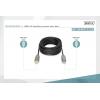 Digitus HDMI kabel Zástrčka HDMI-A, Zástrčka HDMI-A 30.00 m černá AK-330126-300-S 8K UHD, dvoužilový stíněný HDMI kabel