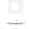 EVN LPQW173502 LPQW173502 LED panel vestavný 15 W teplá bílá bílá