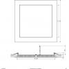 EVN LPQW223502 LPQW223502 LED vestavné svítidlo, LED, pevně vestavěné LED, 21 W, bílá