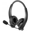 LogiLink BT0060 Headset otevřená (On Ear) Bluetooth® stereo černá Počítače
