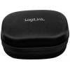 LogiLink BT0053 sluchátka uzavřená (Over Ear) Bluetooth® stereo černá Potlačení hluku