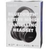 LogiLink BT0053 sluchátka uzavřená (Over Ear) Bluetooth® stereo černá Potlačení hluku