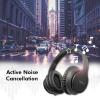 LogiLink BT0053 sluchátka uzavřená (Over Ear) Bluetooth® stereo černá Potlačení hluku