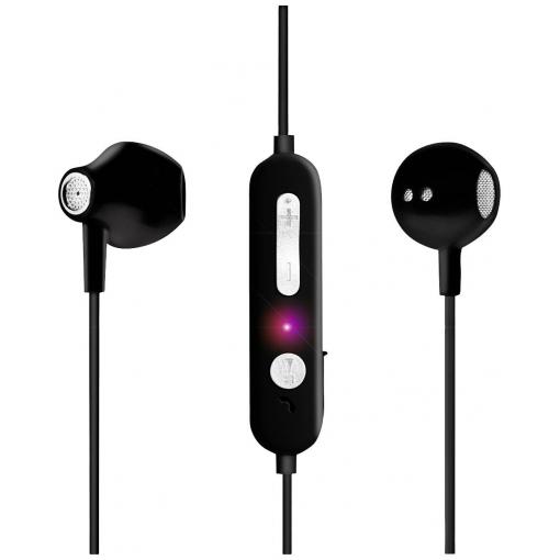 LogiLink BT0056 špuntová sluchátka (In Ear) Bluetooth® stereo černá sportovní