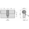 Basi VB5200-1010 dvojitá profilová cylindrická vložka 40 / 40mm
