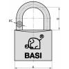 Basi 5091-0050-0034 visací zámek visací zámek s profilovou vložkou, mosaz