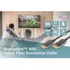 Digitus DisplayPort / optické vlákno kabel Konektor DisplayPort, Konektor DisplayPort 20.00 m černá AK-340107-200-S 8K UHD Kabel DisplayPort