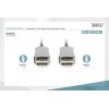 Digitus DisplayPort / optické vlákno kabel Konektor DisplayPort, Konektor DisplayPort 20.00 m černá AK-340107-200-S 8K UHD Kabel DisplayPort