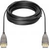 Digitus DisplayPort / optické vlákno kabel Konektor DisplayPort, Konektor DisplayPort 20.00 m černá AK-340107-200-S 8K UHD Kabel DisplayPort