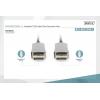 Digitus DisplayPort / optické vlákno kabel Konektor DisplayPort, Konektor DisplayPort 15.00 m černá AK-340107-150-S 8K UHD Kabel DisplayPort