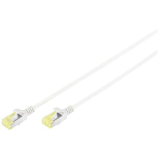 Digitus DK-1624-A-010S RJ45 síťové kabely, propojovací kabely CAT 6A U/FTP 1.00 m šedá stíněný, bez halogenů, dvoužilový stíněný 1 ks