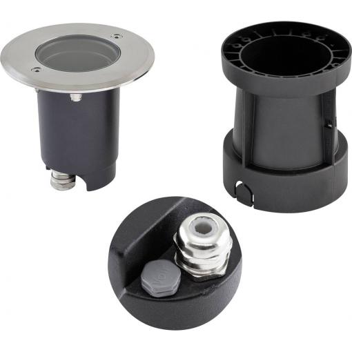 EVN 679235EV 679235EV podlahové svítidlo GU10 vysokonapěťová halogenová lampa nerezová ocel