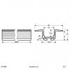 EVN APTE 200 APTE 200 Profile hliník (d x š) 2000 mm x 40.00 mm 1 ks