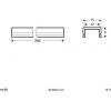 EVN KAF200 EVN Lichttechnik Profil-Cover (d x š) 2000 mm x 15.00 mm 1 ks