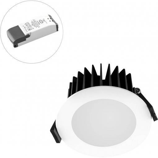 EVN L44100102 L44100102 LED vestavné svítidlo, LED, pevně vestavěné LED, 10 W, bílá