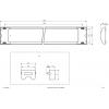EVN L12134840W L12134840W LED stropní svítidlo 48 W neutrální bílá bílá