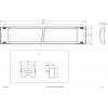EVN L9133502W L9133502W LED stropní svítidlo 35 W teplá bílá bílá
