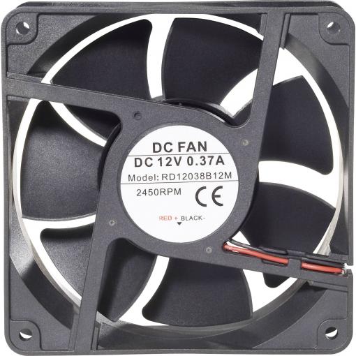 Conrad Components RD12038B24L1 axiální ventilátor, 24 V/DC, 111 m³/h, (d x š x v) 120 x 120 x 38 mm, 189266