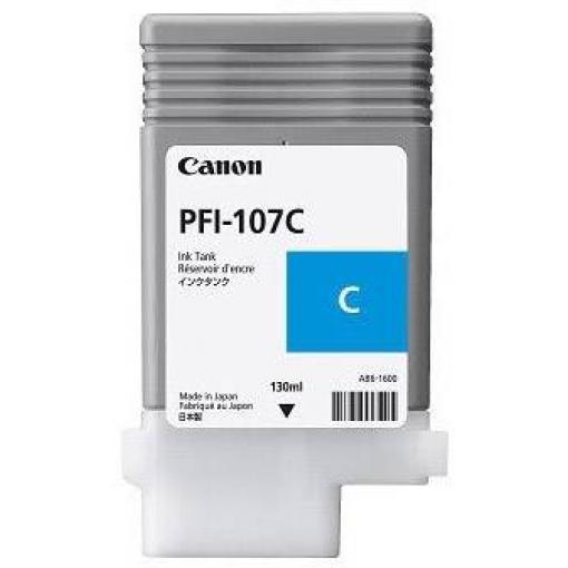 Canon Ink PFI-107C originál Single azurová 6706B001