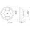 Lavoce SAF184.01 18 palec 45.7 cm basový reproduktor 700 W 8 Ω