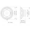 Lavoce WSF102.00 10 palec 25.4 cm basový reproduktor 175 W 8 Ω