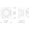 Lavoce FSN030.72 3 palec 8 cm širokopásmový reproduktor 30 W 8 Ω