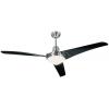 CasaFan Mirage stropní ventilátor 53 W (Ø x v) 142 cm x 395 mm chrom (kartáčovaný) s dálkovým ovládáním, s osvětlením, vhodný i pro zimní provoz