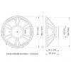 Lavoce FBASS15-20 15 15 palec 38 cm basový reproduktor 200 W