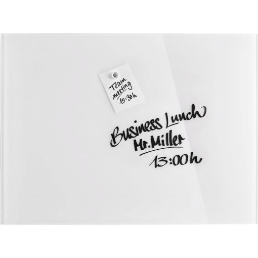 magnetoplan magnetická skleněná tabule (š x v) 800 mm x 600 mm bílá 13403000