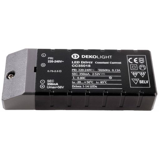Deko Light Basic CC napájecí zdroj pro LED konstantní proud 18 W 350 mA 2 - 52 V 1 ks