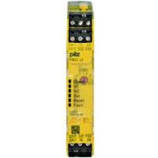 PILZ PNOZ s3 24VDC 2 n/o bezpečnostní relé, 24 V/DC, 2 spínací kontakty, (š x v x h) 17.5 x 98 x 120 mm, 750103, 1 ks