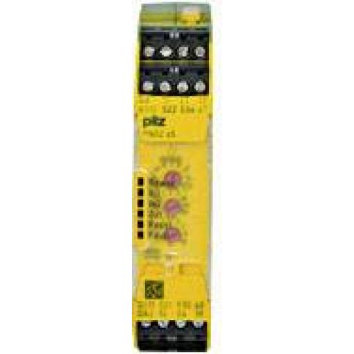 PILZ PNOZ s5 24VDC 2 n/o 2 n/o t bezpečnostní relé, 24 V/DC, 2 spínací kontakty, (š x v x h) 22.5 x 98 x 120 mm, 750105, 1 ks