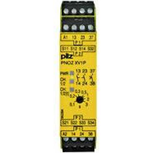 PILZ PNOZ XV1P 3/24VDC 2n/o 1n/o t bezpečnostní relé, 24 V/DC, 2 spínací kontakty, (š x v x h) 22.5 x 94 x 121 mm, 777601, 1 ks