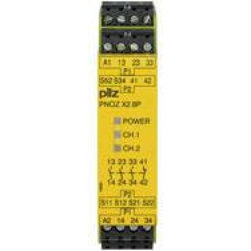 PILZ PNOZ X2.8P 24VACDC 3n/o 1n/c bezpečnostní relé, 3 spínací kontakty, 1 rozpínací kontakt, (š x v x h) 22.5 x 94 x 121 mm, 777301, 1 ks