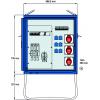 AS Schwabe V-E 2 44 kVA elektrický rozvaděč na stavbu 61842 400 V 63 A