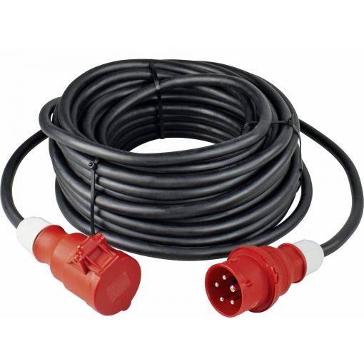 AS Schwabe 61097 napájecí prodlužovací kabel, černá, 1.6 m