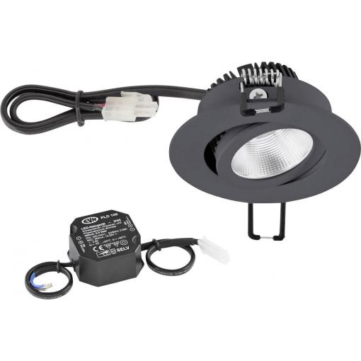 EVN PC20N91602 PC20N91602 LED vestavné svítidlo, LED, pevně vestavěné LED, 8.4 W, antracitová