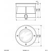 EVN PC67101202 PC67101202 podlahové svítidlo LED 12 W nerezová ocel