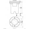 EVN PC67101502 PC67101502 podlahové svítidlo LED 15 W nerezová ocel