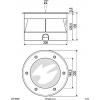 EVN PC67102402 PC67102402 podlahové svítidlo LED 24 W nerezová ocel